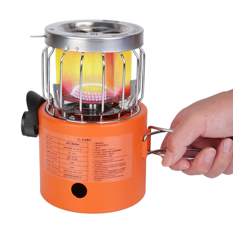 Load image into Gallery viewer, 2000W 2-in-1 Gas Tent Heater and Camping Stove
