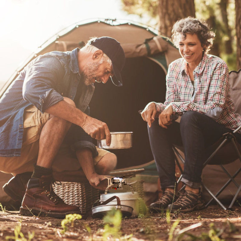 Load image into Gallery viewer, Portable 4000W Foldable Camping Stove with Ignition &amp; Carry Case
