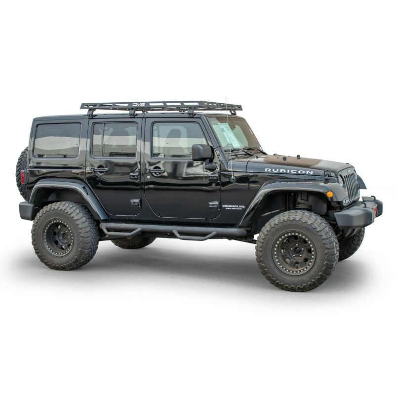 Load image into Gallery viewer, DV8 Offroad 07-18 Jeep Wrangler JK 4 DR / JL 2 DR &amp; JT / 18+ Gladiator Roof Rack
