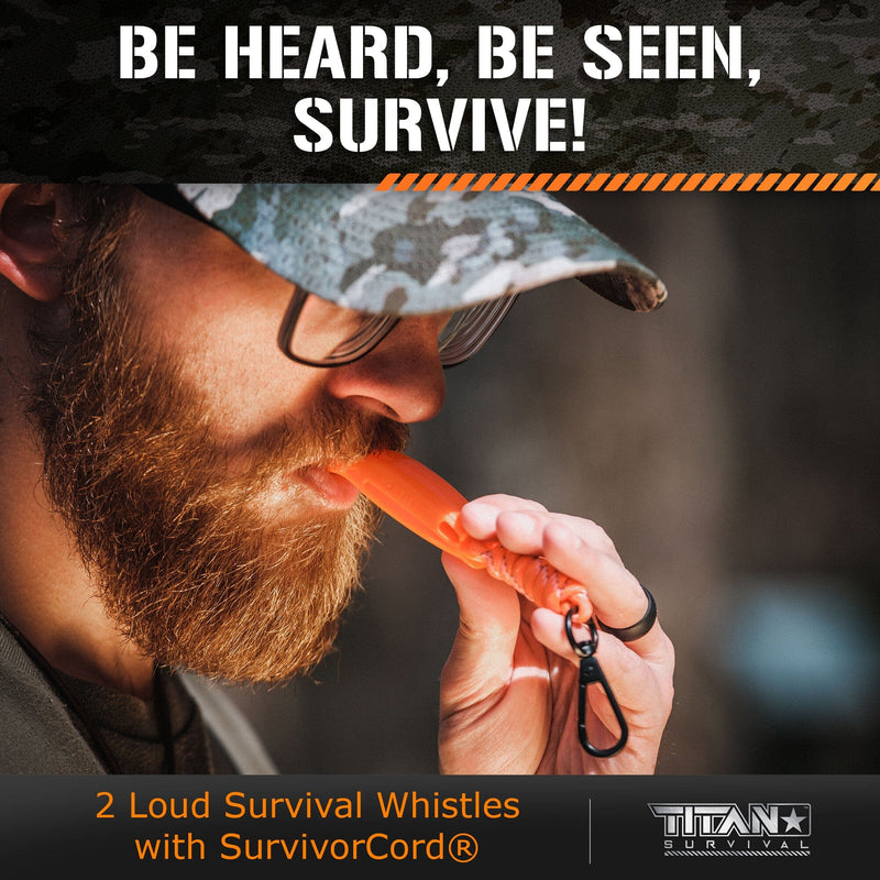 Load image into Gallery viewer, Emergency Whistles, 2-PACK
