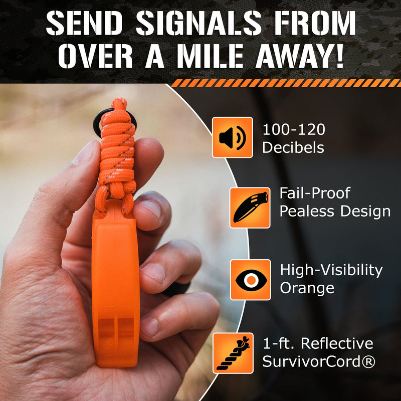 Load image into Gallery viewer, Emergency Whistles, 2-PACK
