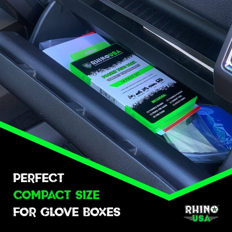 Load image into Gallery viewer, Rhino USA 14-Piece Compact Tire Repair Plug Kit
