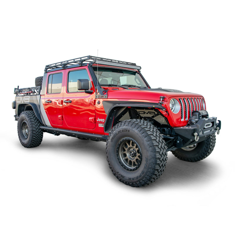 Load image into Gallery viewer, DV8 Offroad 07-18 Jeep Wrangler JK 4 DR / JL 2 DR &amp; JT / 18+ Gladiator Roof Rack
