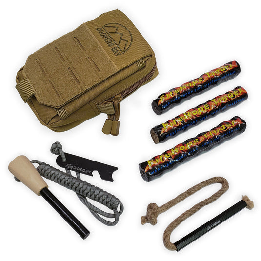 FireStorm™-Plus Complete Ferro Rod Fire Starter Kit (SRO Store Stock)