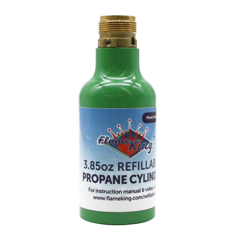 Load image into Gallery viewer, Flame King 2-Pack Eco Friendly 1/4 lb Refillable Mini Propane Tank Cylinder
