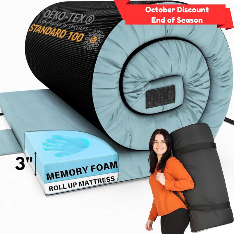 Load image into Gallery viewer, Matrix Air-Cell Memory Foam Camping Mattress
