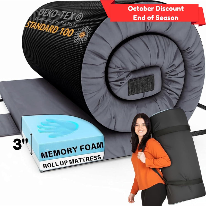Load image into Gallery viewer, Matrix Air-Cell Memory Foam Camping Mattress
