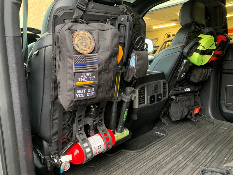 Load image into Gallery viewer, Off-Road Seat Back Panel Kit with Shovel - Hammer - Fire Extinguisher
