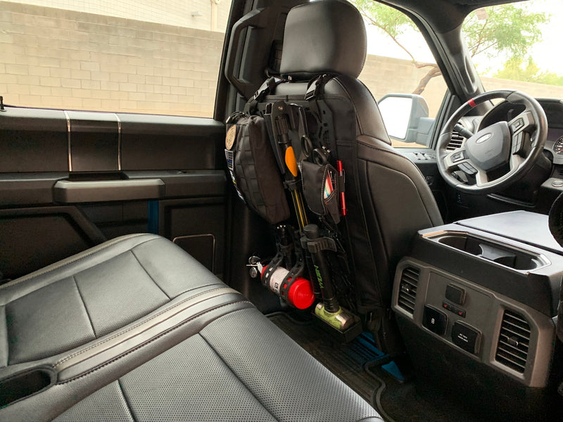 Load image into Gallery viewer, Off-Road Seat Back Panel Kit with Shovel - Hammer - Fire Extinguisher
