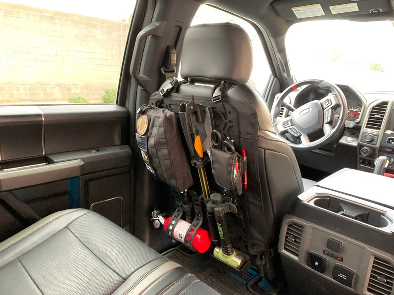 Load image into Gallery viewer, Off-Road Seat Back Panel Kit with Shovel - Hammer - Fire Extinguisher

