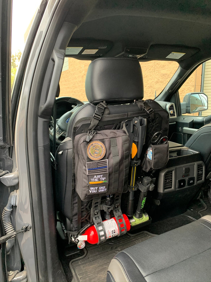 Load image into Gallery viewer, Off-Road Seat Back Panel Kit with Shovel - Hammer - Fire Extinguisher
