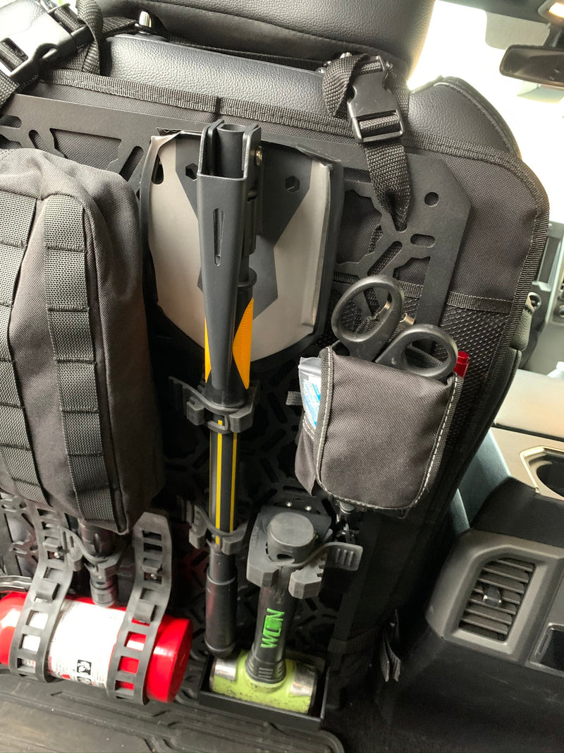 Load image into Gallery viewer, Off-Road Seat Back Panel Kit with Shovel - Hammer - Fire Extinguisher
