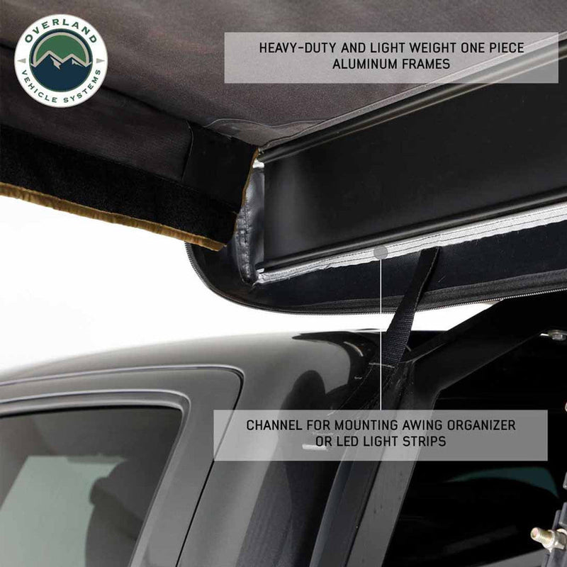 Load image into Gallery viewer, HD Nomadic 180 LTE Awning - Dark Grey with Black Travel Cover Universal
