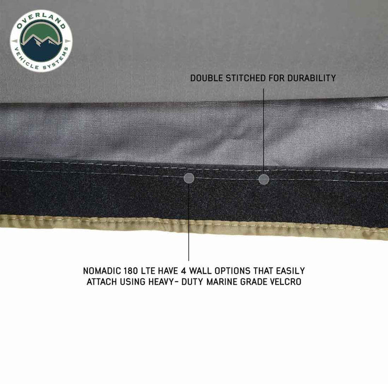 Load image into Gallery viewer, HD Nomadic 180 LTE Awning - Dark Grey with Black Travel Cover Universal
