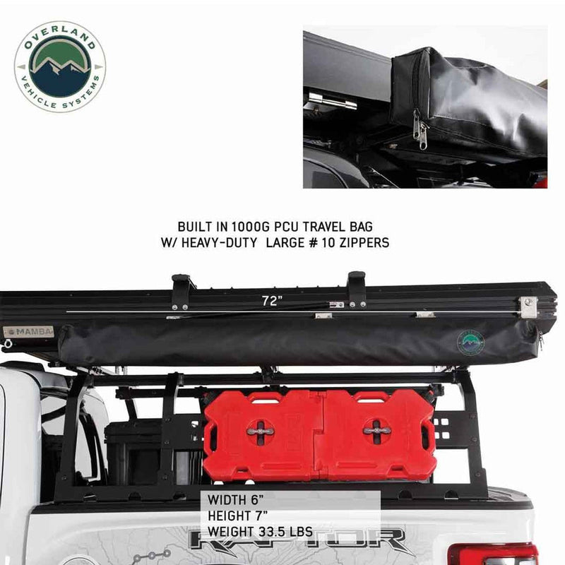 Load image into Gallery viewer, HD Nomadic 180 LTE Awning - Dark Grey with Black Travel Cover Universal
