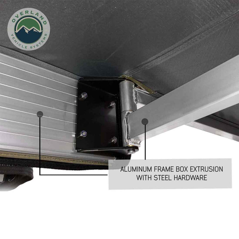 Load image into Gallery viewer, HD Nomadic 270 Degree Awning - Driver Side - Dark Gray Awning with Black Cover
