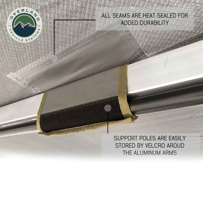 Load image into Gallery viewer, HD Nomadic 270 Degree Awning - Driver Side - Dark Gray Awning with Black Cover

