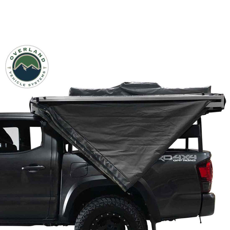 Load image into Gallery viewer, HD Nomadic 270 Degree Awning - Driver Side - Dark Gray Awning with Black Cover
