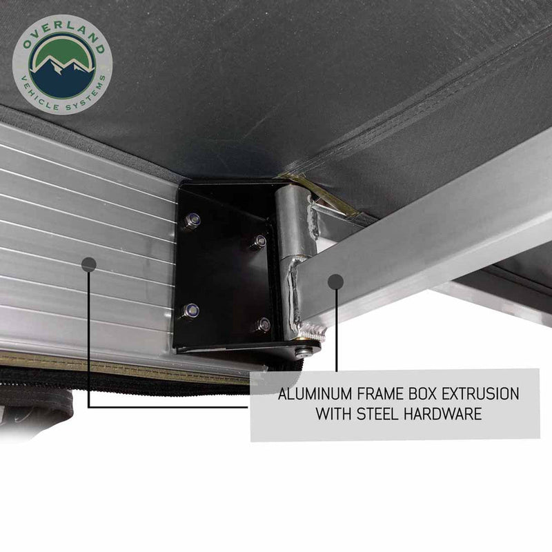 Load image into Gallery viewer, HD Nomadic 270 Degree Awning - Passenger Side - Dark Gray Awning With Black Cover
