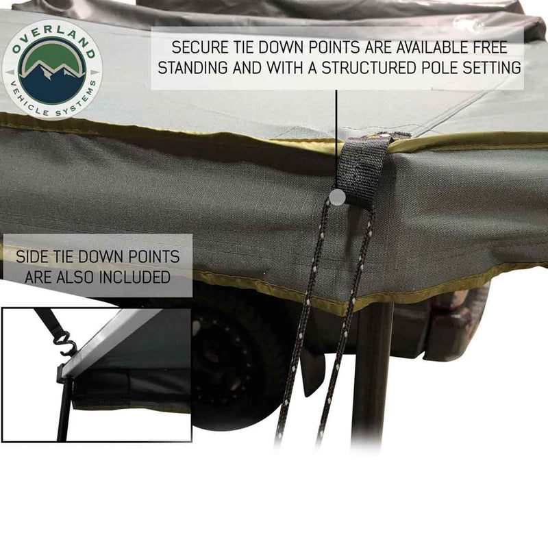Load image into Gallery viewer, HD Nomadic 270 Degree Awning - Passenger Side - Dark Gray Awning With Black Cover
