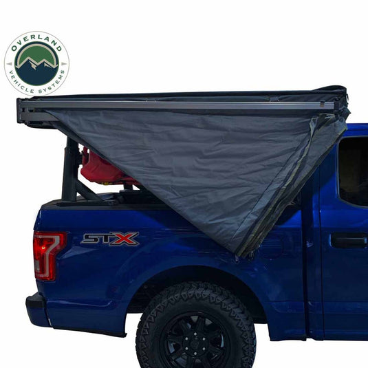 HD Nomadic 270 LT Awning - Passenger Side - Dark Gray With Black Travel Cover Universal