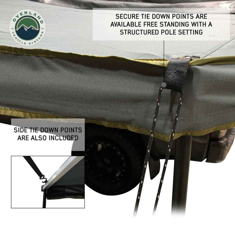 Load image into Gallery viewer, HD Nomadic 270 LT Awning - Passenger Side - Dark Gray With Black Travel Cover Universal

