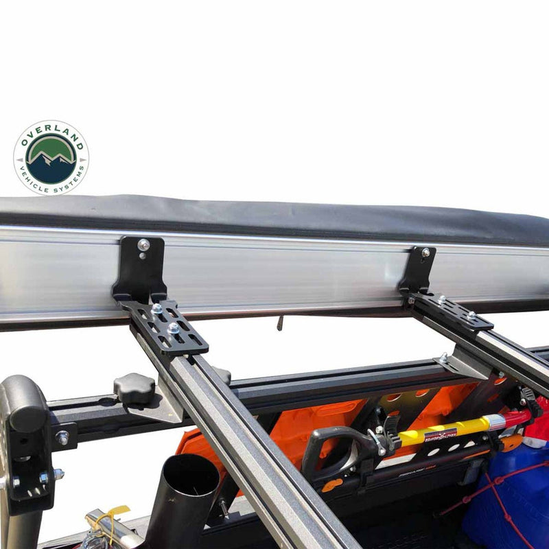 Load image into Gallery viewer, HD Nomadic 270 LT Awning - Passenger Side - Dark Gray With Black Travel Cover Universal
