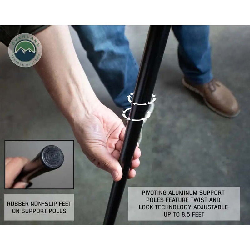 Load image into Gallery viewer, HD Nomadic 270 LT Awning &amp; Wall 1, 2, &amp; Mounting Brackets - Driver Side
