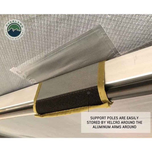 HD Nomadic 270 LT Awning & Wall 1, 2, & Mounting Brackets - Driver Side