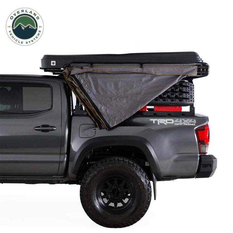 Load image into Gallery viewer, HD Nomadic 270 LTE Awning - Driver Side - Dark Gray with Black Travel Cover Universal
