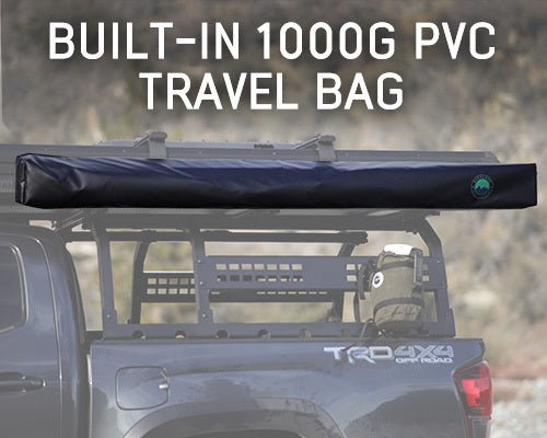 Load image into Gallery viewer, HD Nomadic 270 LTE Awning - Passenger Side - Dark Gray with Black Travel Cover Universal
