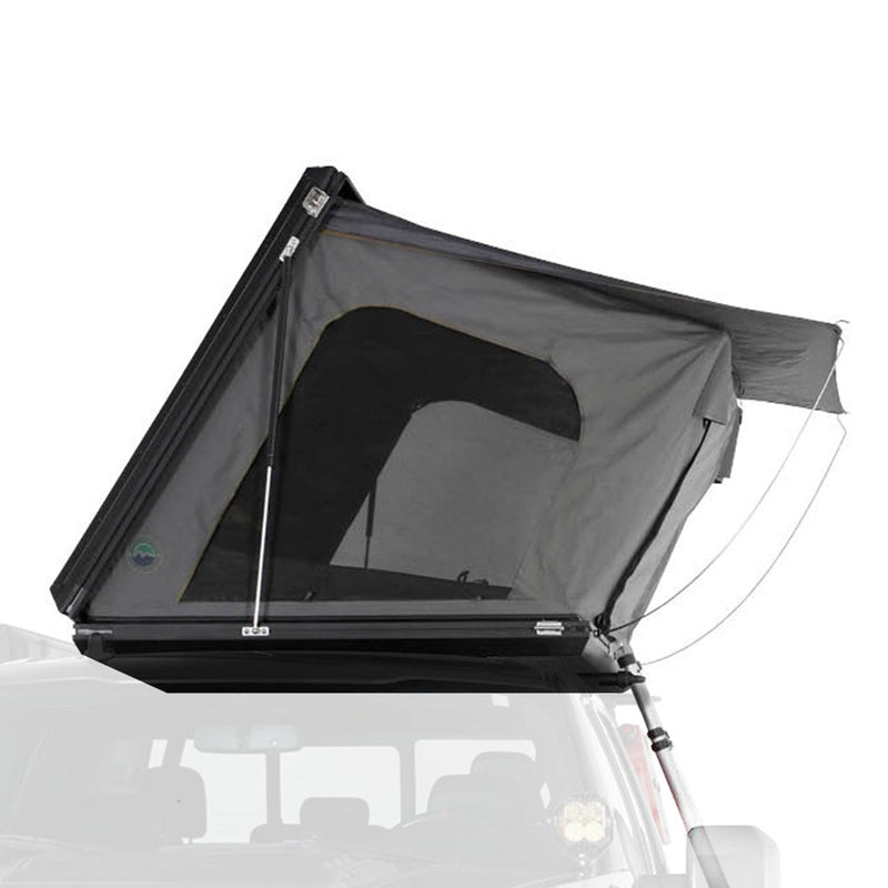 Load image into Gallery viewer, HD Sidewinder Side Load Aluminum Hard Shell Roof Top Tent, Grey Body &amp; Green Trim
