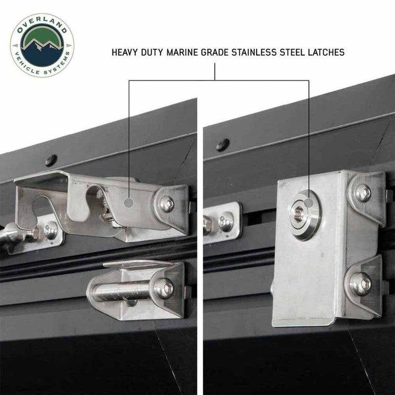Load image into Gallery viewer, HD Sidewinder Side Load Aluminum Hard Shell Roof Top Tent, Grey Body &amp; Green Trim
