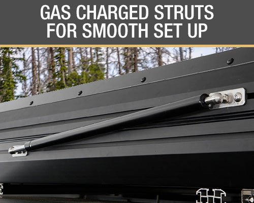Load image into Gallery viewer, HD Sidewinder Side Load Aluminum Hard Shell Roof Top Tent, Grey Body &amp; Green Trim
