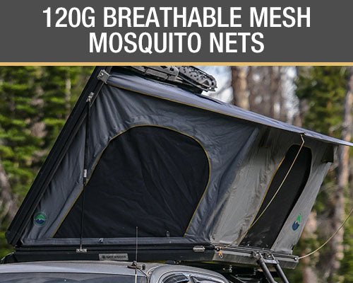 Load image into Gallery viewer, HD Sidewinder Side Load Aluminum Hard Shell Roof Top Tent, Grey Body &amp; Green Trim
