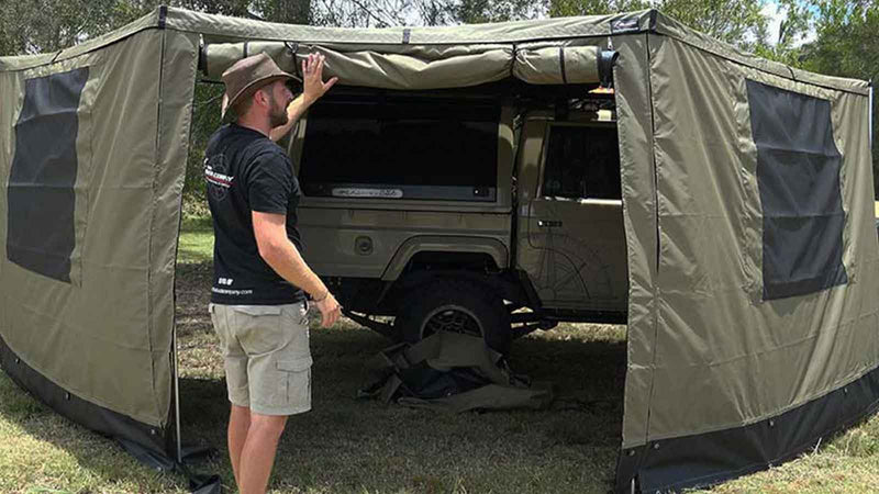 Load image into Gallery viewer, The Bush Company 180 XT MAX Awning Wall Kit
