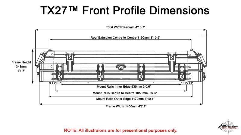 Load image into Gallery viewer, The Bush Company TX27 Hardshell Rooftop Tent
