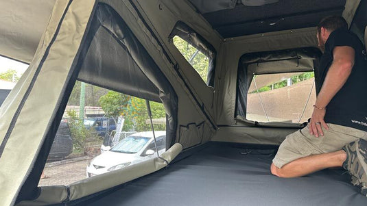 The Bush Company TX27 Hardshell Rooftop Tent