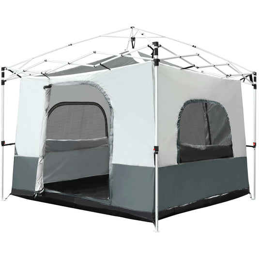 Camping Cube Inner Tent for 10'x10' Pop Up Canopy (Canopy & Frame NOT Included)