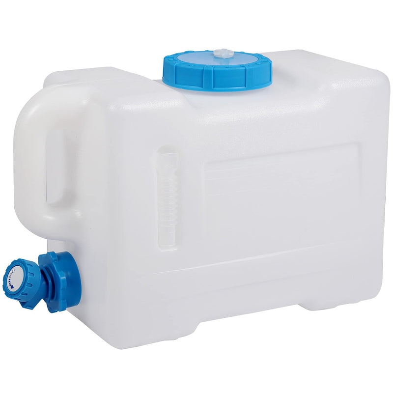 Load image into Gallery viewer, Portable Camping Water Container with Spigot and Wheels
