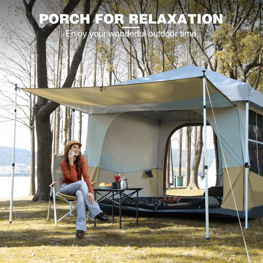 Camping Cube Inner Tent for 10'x10' Pop Up Canopy (Canopy & Frame NOT Included)