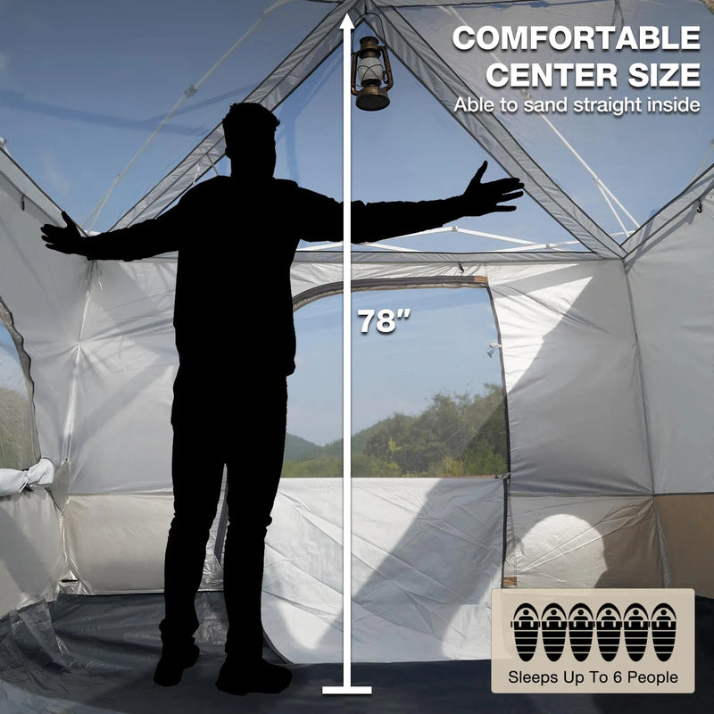 Load image into Gallery viewer, Camping Cube Inner Tent for 10&#39;x10&#39; Pop Up Canopy (Canopy &amp; Frame NOT Included)
