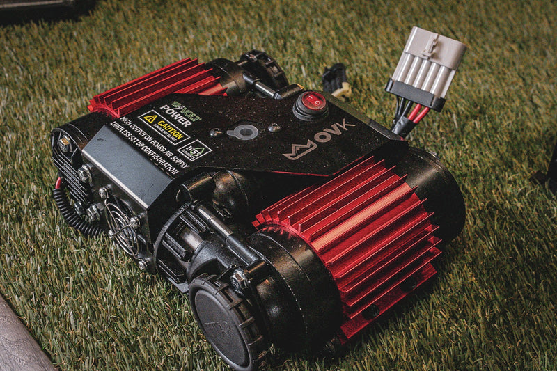 Load image into Gallery viewer, OVK Twin High Output Air Compressor - 12 Volt
