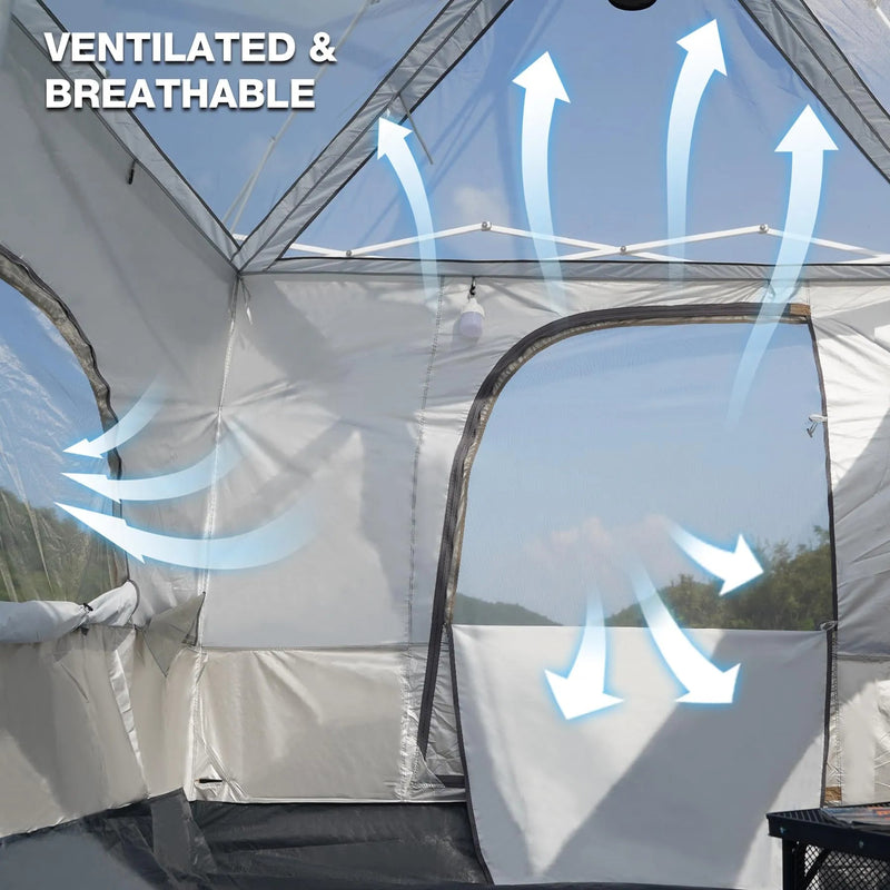 Load image into Gallery viewer, Camping Cube Inner Tent for 10&#39;x10&#39; Pop Up Canopy (Canopy &amp; Frame NOT Included)
