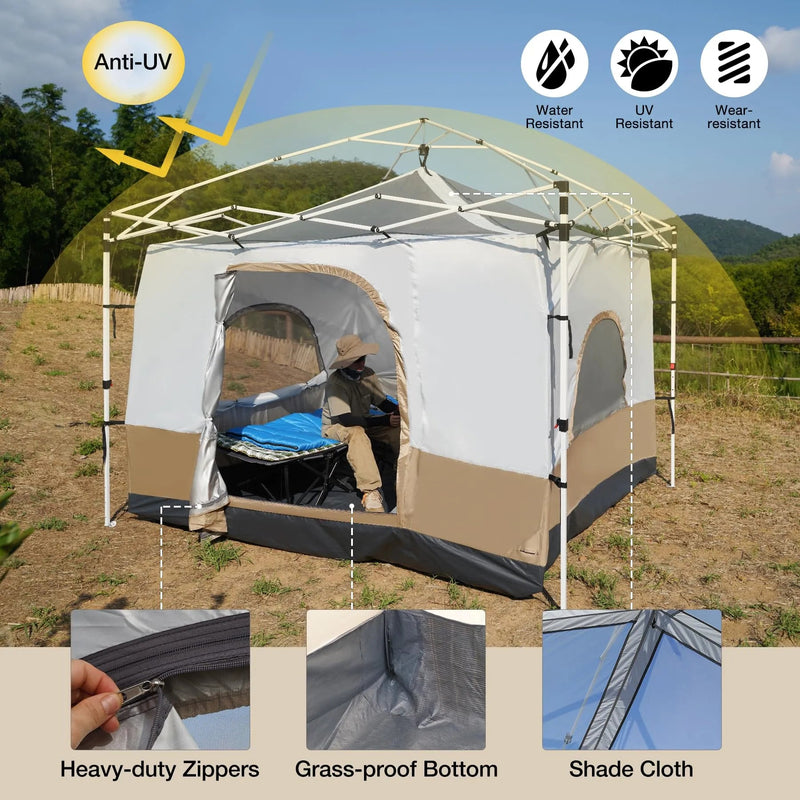 Load image into Gallery viewer, Camping Cube Inner Tent for 10&#39;x10&#39; Pop Up Canopy (Canopy &amp; Frame NOT Included)
