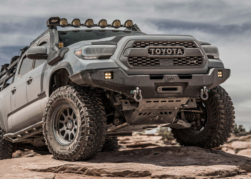 Load image into Gallery viewer, Toyota Tacoma 3rd Gen (2016-2023) Hi-Lite Overland Front Bumper [No Bull Bar]

