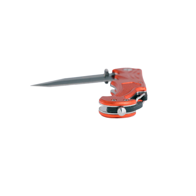 Load image into Gallery viewer, Red Survival Pocket Knife
