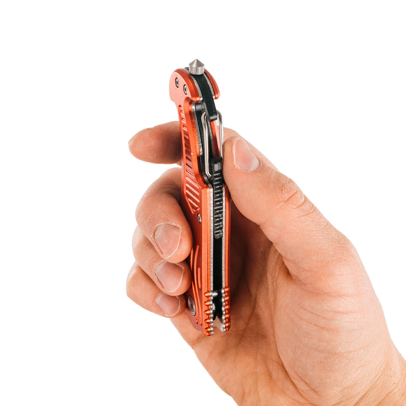 Load image into Gallery viewer, Red Survival Pocket Knife
