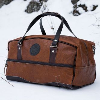 Load image into Gallery viewer, Bison Leather Weekender Duffel
