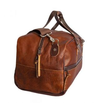 Load image into Gallery viewer, Bison Leather Weekender Duffel
